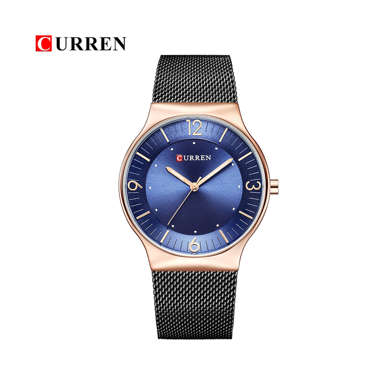 WW0158 Curren Slim Mesh Chain Watch