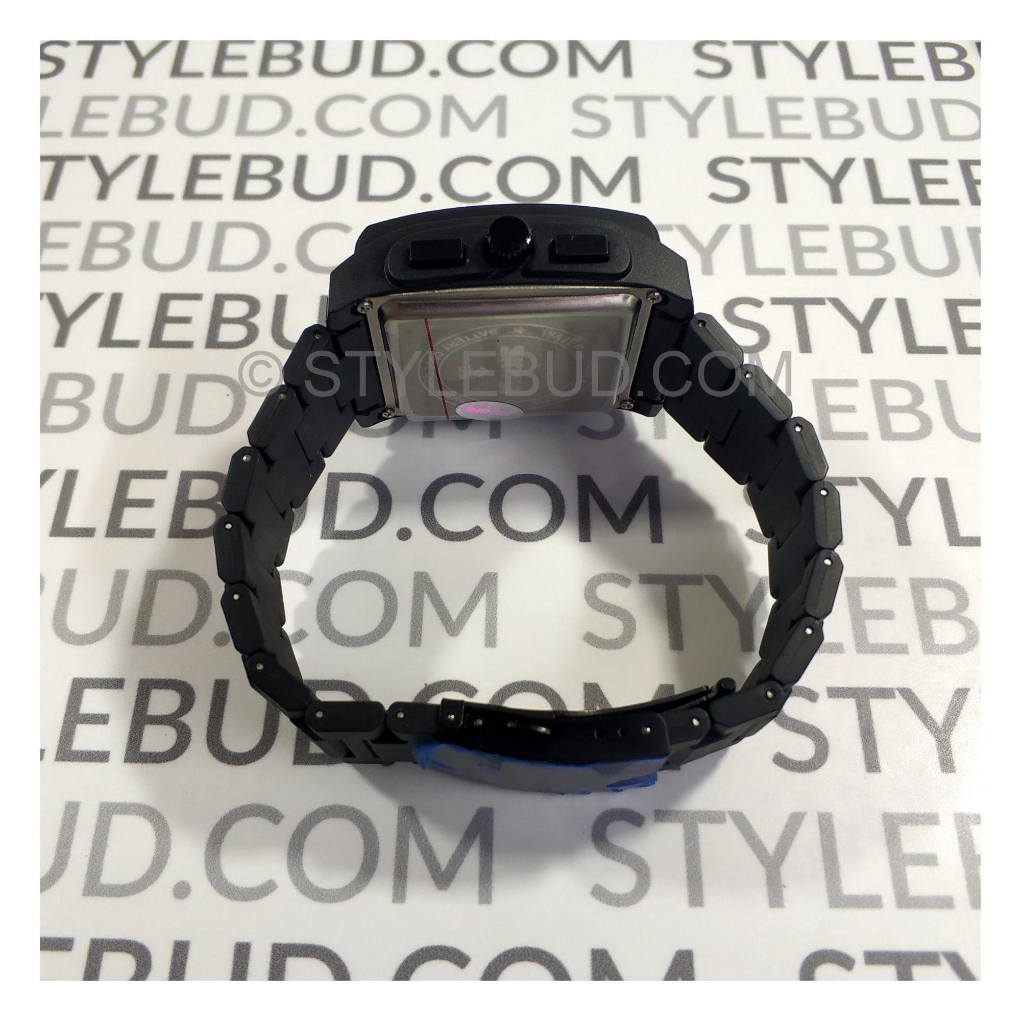 WW1227 SKMEI Multifunction Dual Time PU Chain Watch 1274