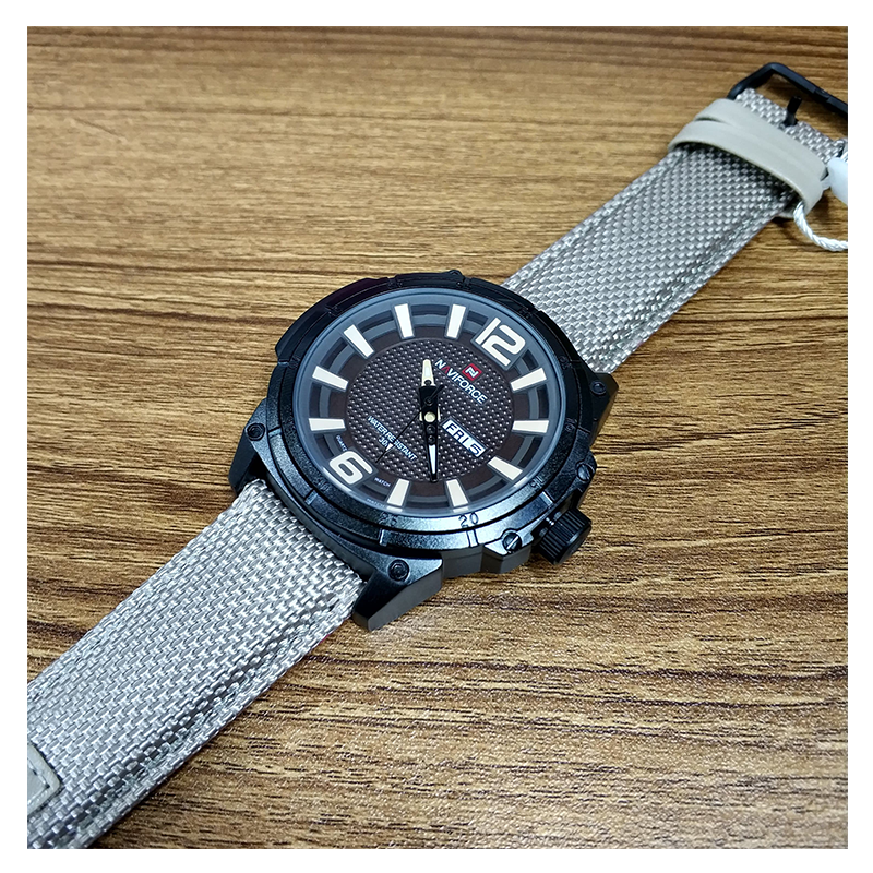WW0561 Naviforce Day Date Nylon Belt Watch NF9066M