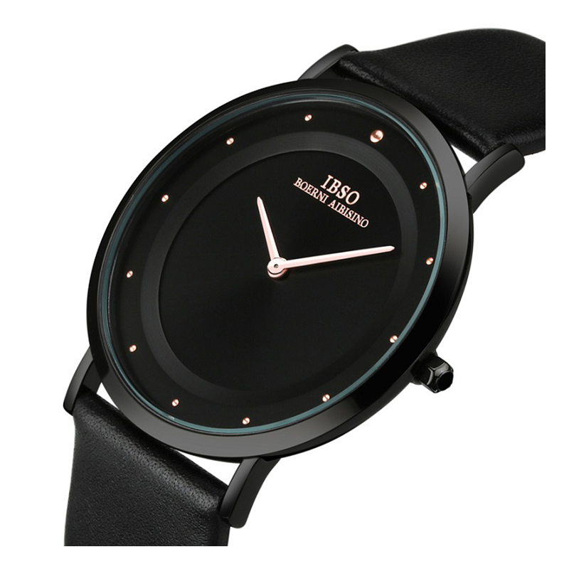 WW1011 IBSO Slim Leather Belt Watch S8160G