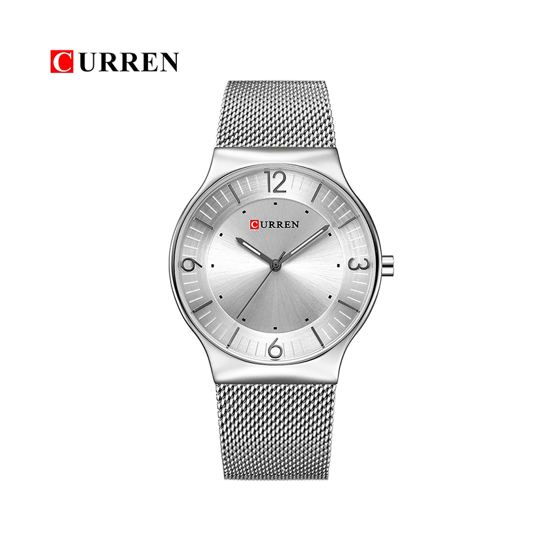WW0162 Curren Slim Mesh Chain Watch