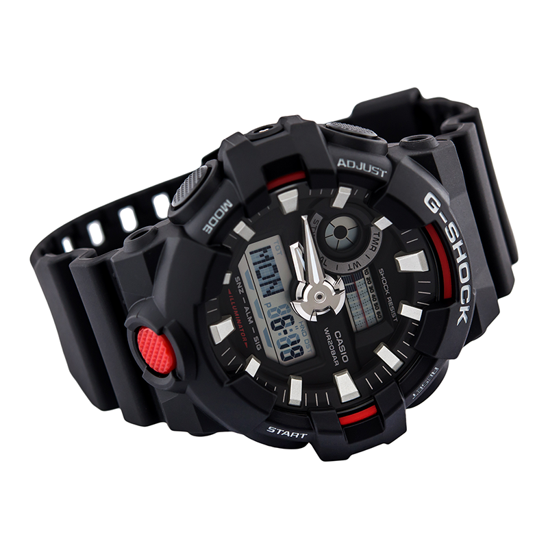 WW0083 Casio G-Shock Sports Resin Belt Watch GA-700-1ADR