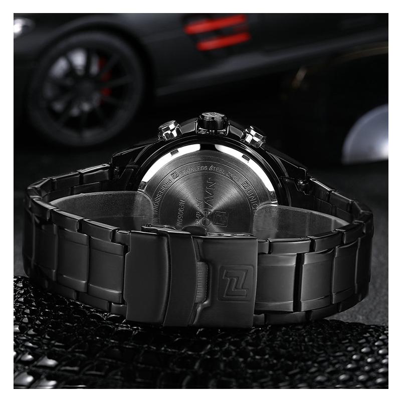 WW1032 Naviforce Dual Time Chain Watch NF9050M