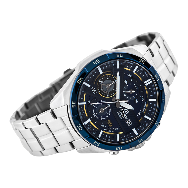 WW0223 Casio Edifice Chronograph Stainless Steel Chain Watch EFR-556DB-2AVUDF