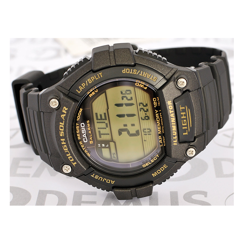 WW0394 Casio Youth Tough Solar Digital Resin Belt Watch W-S220-9AVDF