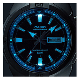WW0103 Casio Enticer Day Date Illuminator Chain Watch MTP-E203D-2AVDF