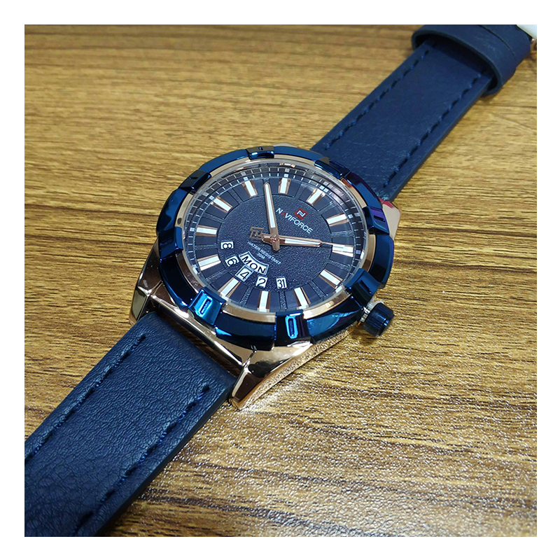 WW0059 Naviforce Day Date Belt Watch NF9118M