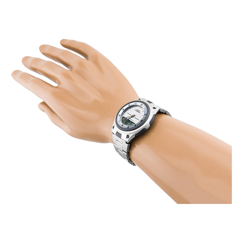 WW0128 Casio Youth Dual Time Chain Watch AW-80D-7AVDF