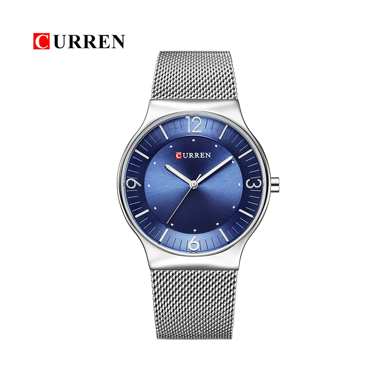 WW0161 Curren Slim Mesh Chain Watch