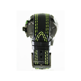 WW0888 Seiko Chronograph Green Indices Belt Watch SNAE97J1
