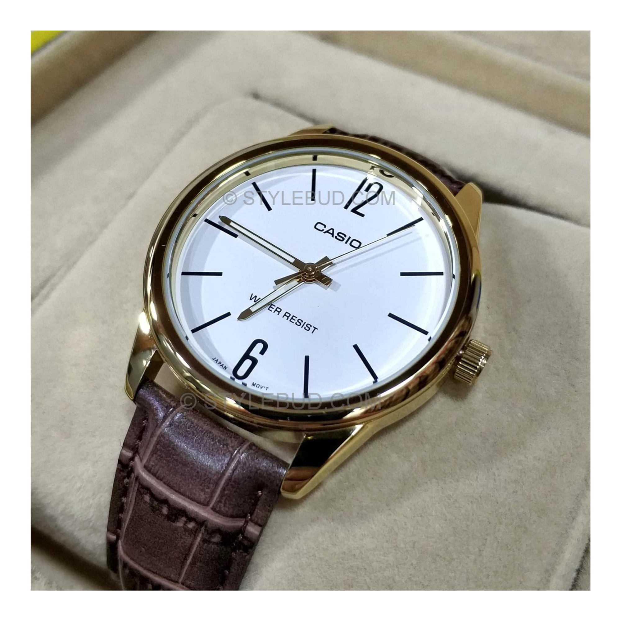 WW0096 Casio Standard Belt Watch MTP-V005GL-7BUDF