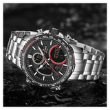 WW1209 Naviforce Multifunction Dual Time Chain Watch NF9182M