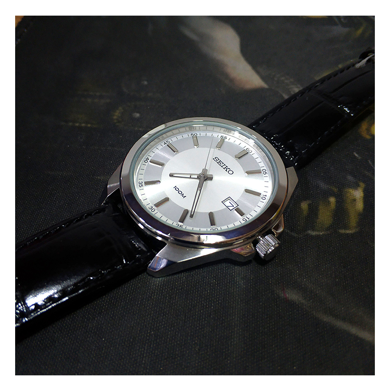 WW0912 Seiko Date Leather Belt Watch SUR065P1