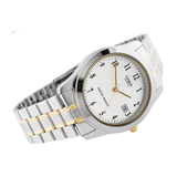 WW0254 Casio Enticer Date Two Tone Chain Watch MTP-1141G-7BRDF