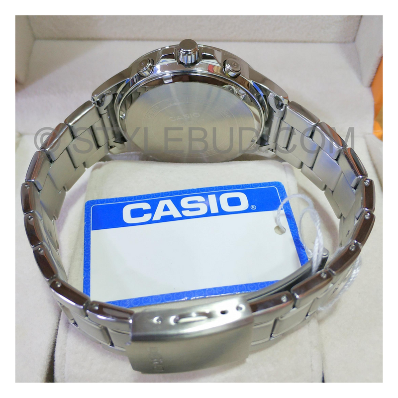 WW0344 Casio Enticer Multifunction Stainless Steel Chain Watch MTP-EX300D-1AVDF