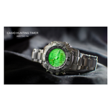 WW0291 Casio Youth Hunting Timer Stainless Steel Chain Watch AMW-704D-7AVDF