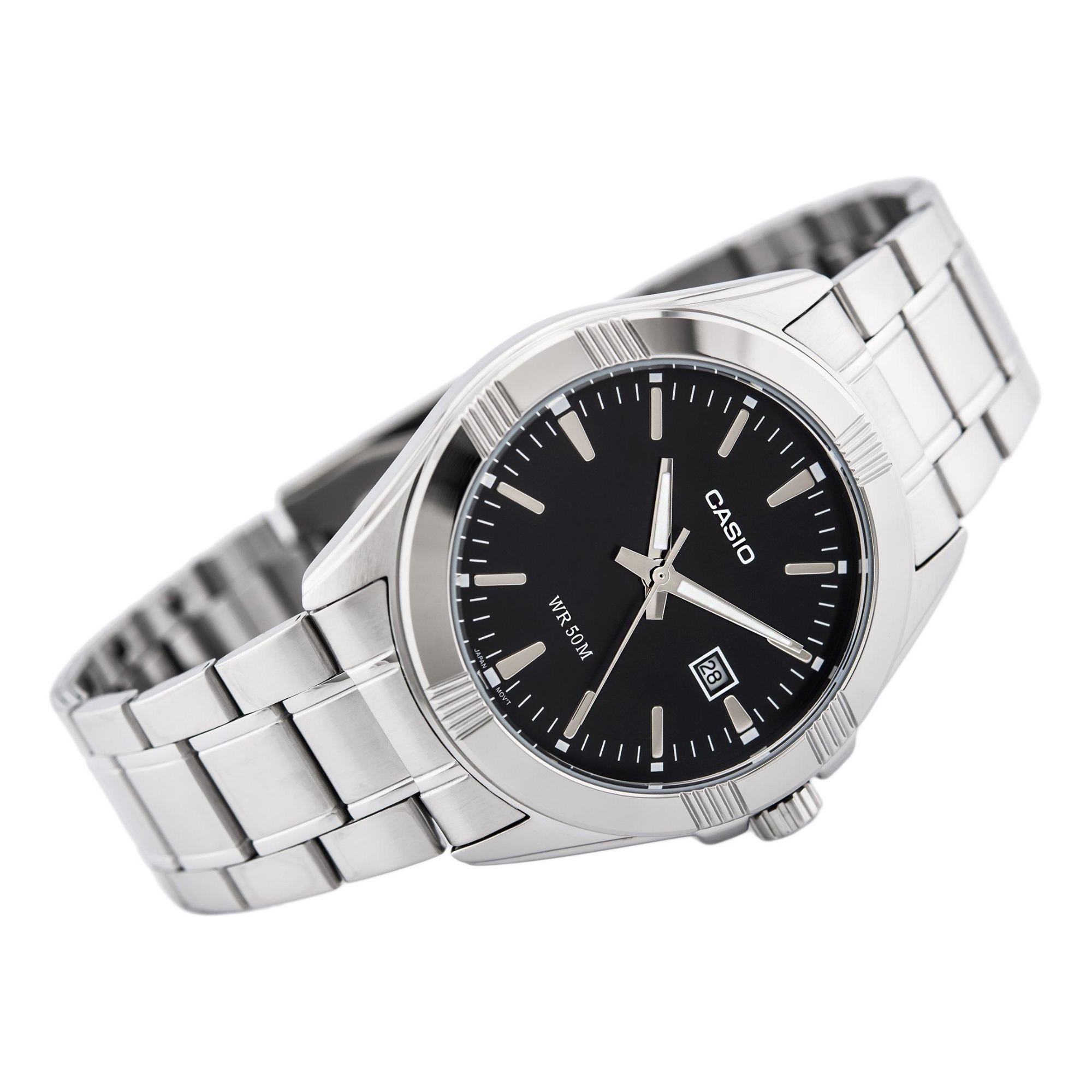 WW1215 Casio Enticer Date Chain Watch MTP-1308D-1AVDF