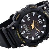WW0027 Casio Youth Tough Solar Dual Time Resin Belt Watch AQ-S810W-1BVDF