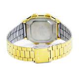 WW0726 Casio Vintage Dual Time Digital Golden Chain Watch A178WGA-1ADF