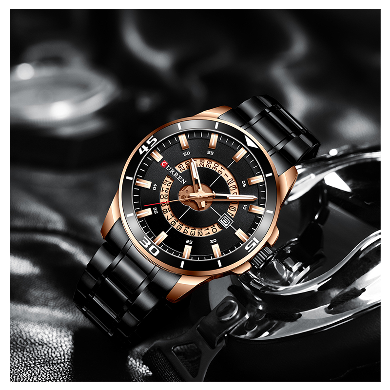 WW1116 Curren Date Chain Watch