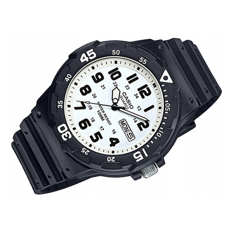 WW1255 Casio Youth Day Date Resin Belt Watch MRW-200H-7BVDF