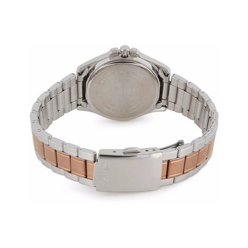 WW1280 Casio Enticer Multifunction Ladies Chain Watch LTP-2088RG-7AV