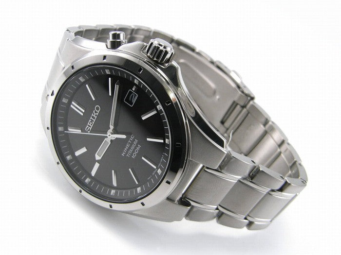 WW0863 Seiko Kinetic Titanium Chain Watch SKA493P1