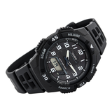 WW0078 Casio Youth Tough Solar Dual Time Resin Belt Watch AQ-S800W-1BVDF