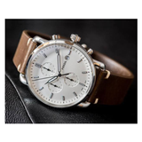 WW0743 Fossil Commuter Chronograph Navy Leather Belt Watch FS5402