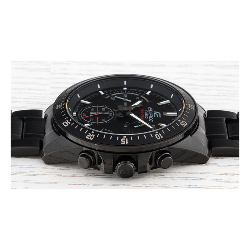 WW0225 Casio Edifice Chronograph Stainless Steel Black Chain Watch EFV-540DC-1AVUDF