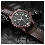 WW1156 Naviforce Day Date Belt Watch NF9177M