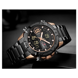 WW1131 Naviforce Multifunction Dual Time Chain Watch NF9146M
