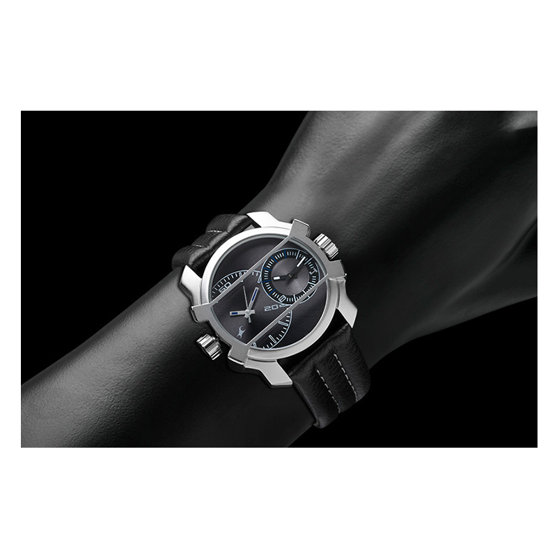WW0092 Fastrack Dual Time Belt Watch 3098