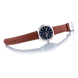 WW0311 Casio Enticer Day Date Illuminator Leather Belt Watch MTP-E200L-2AVDF