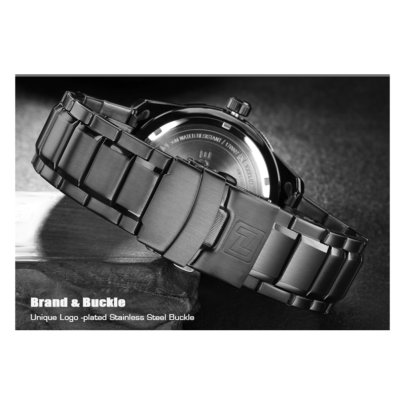 WW1150 Naviforce Day Date Chain Watch NF9117M