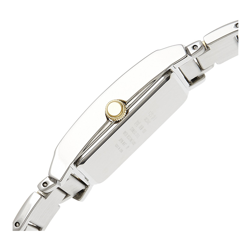 WW0307 Casio Beside Date Stainless Steel Two Tone Chain Watch BEM-100SG-7AVDF