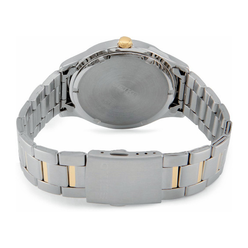 WW0809 Seiko Date Stainless Steel Two Tone Chain Watch SUR053P1