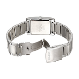 WW0306 Casio Beside Date Stainless Steel Chain Watch BEM-100D-7AVDF