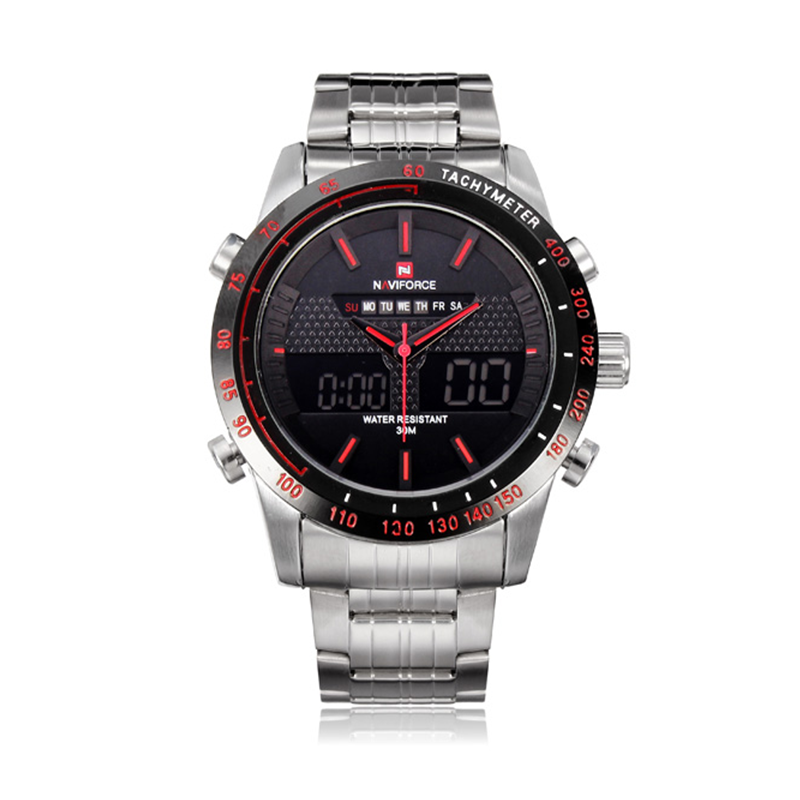 WW0582 Naviforce Dual Time Chain Watch