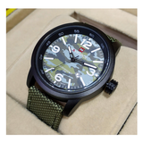 WW0061 Naviforce Camouflage Date Nylon Belt Watch NF9080M