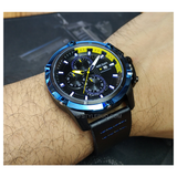 WW0479 Megir Chronograph Leather Belt Watch