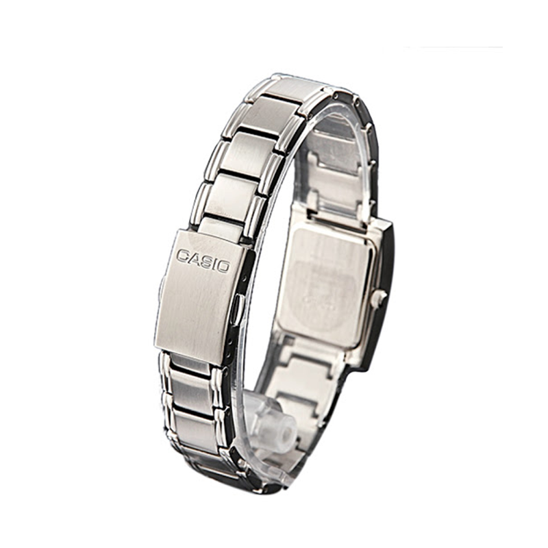 WW0295 Casio Beside Date Stainless Steel Ladies Chain Watch BEL-100D-7AVDF