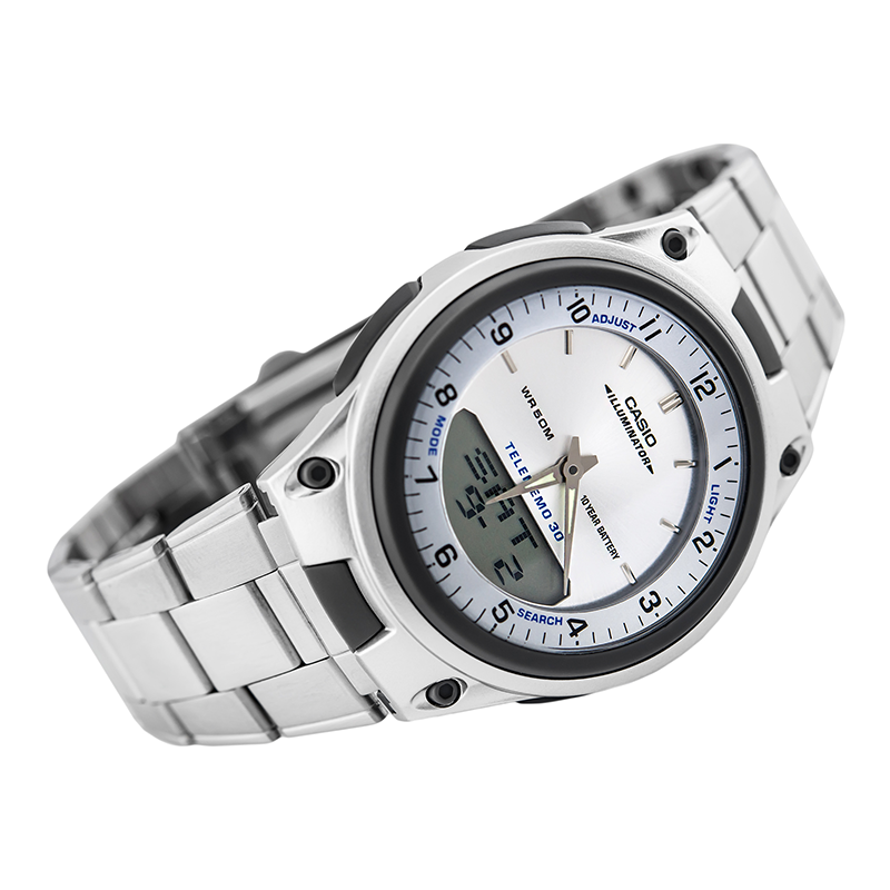 WW0128 Casio Youth Dual Time Chain Watch AW-80D-7AVDF