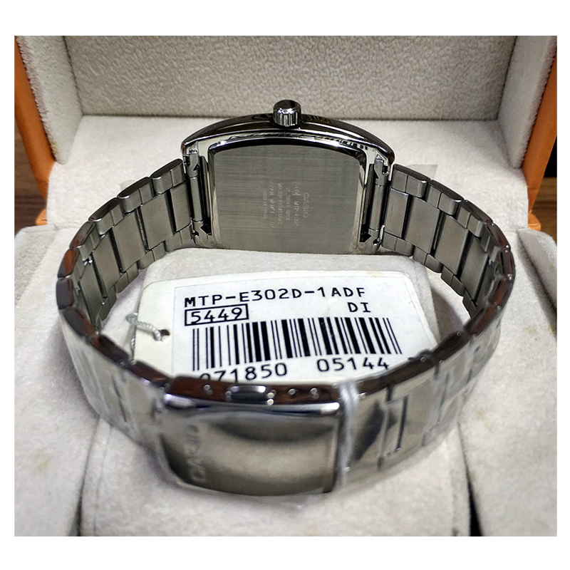 WW0493 Casio Standard Day Date Chain Watch MTP-E302D-1ADF