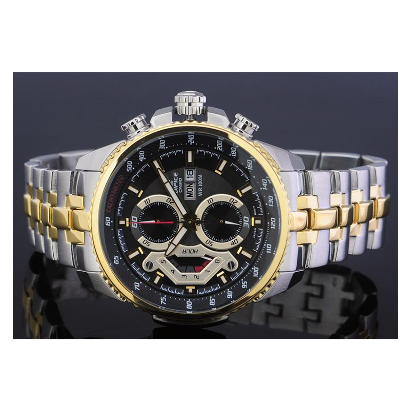 WW0650 Casio Edifice Chronograph Chain Watch EF-558SG-1AV