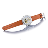 WW1147 Casio Enticer Dual Time Multifunction Leather Belt Watch AMW-810L-5AVDF