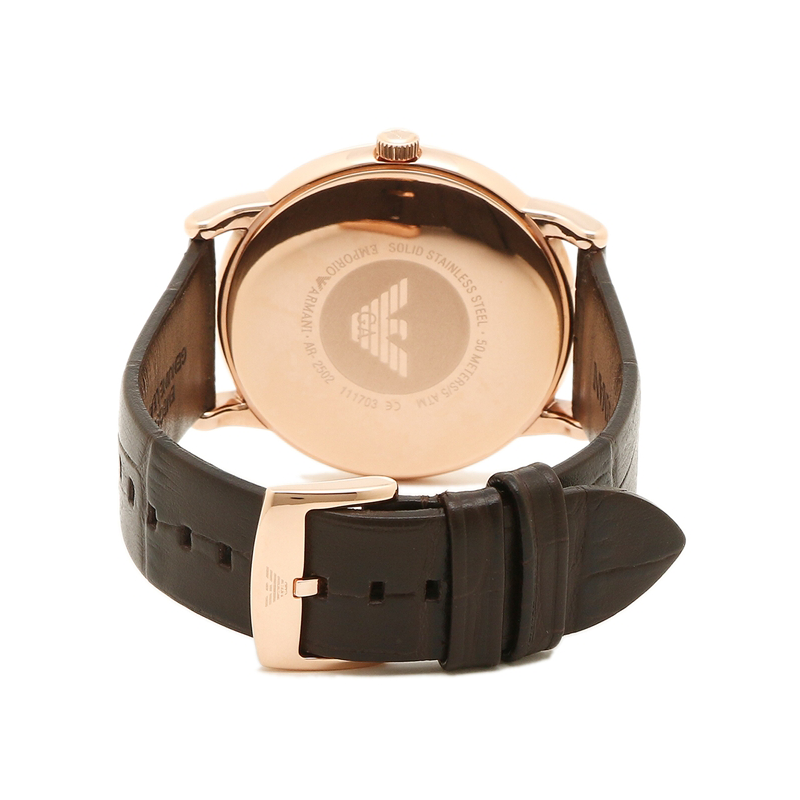 WW0494 Emporio Armani Luigi Date Leather Belt Watch AR2502
