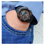 WW0458 Casio Youth Tough Solar Dual Time Resin Belt Watch AQ-S800W-1B2VDF