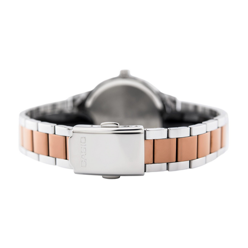 WW1188 Casio Enticer Multifunction Ladies Stainless Steel Chain Watch