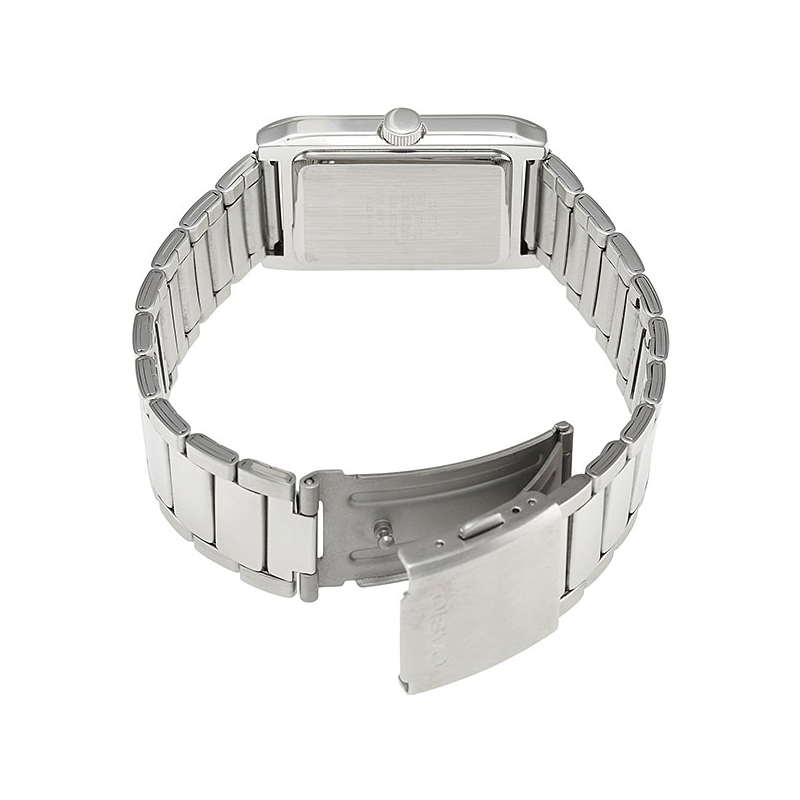 WW0415 Casio Enticer Silver Chain Watch MTP-1235D-1ADF